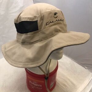 Calamus Fitted M/L Tan Mesh Sun Blocker Safari Sport Hat